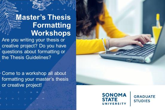 Thesis Formatting workshop flyer