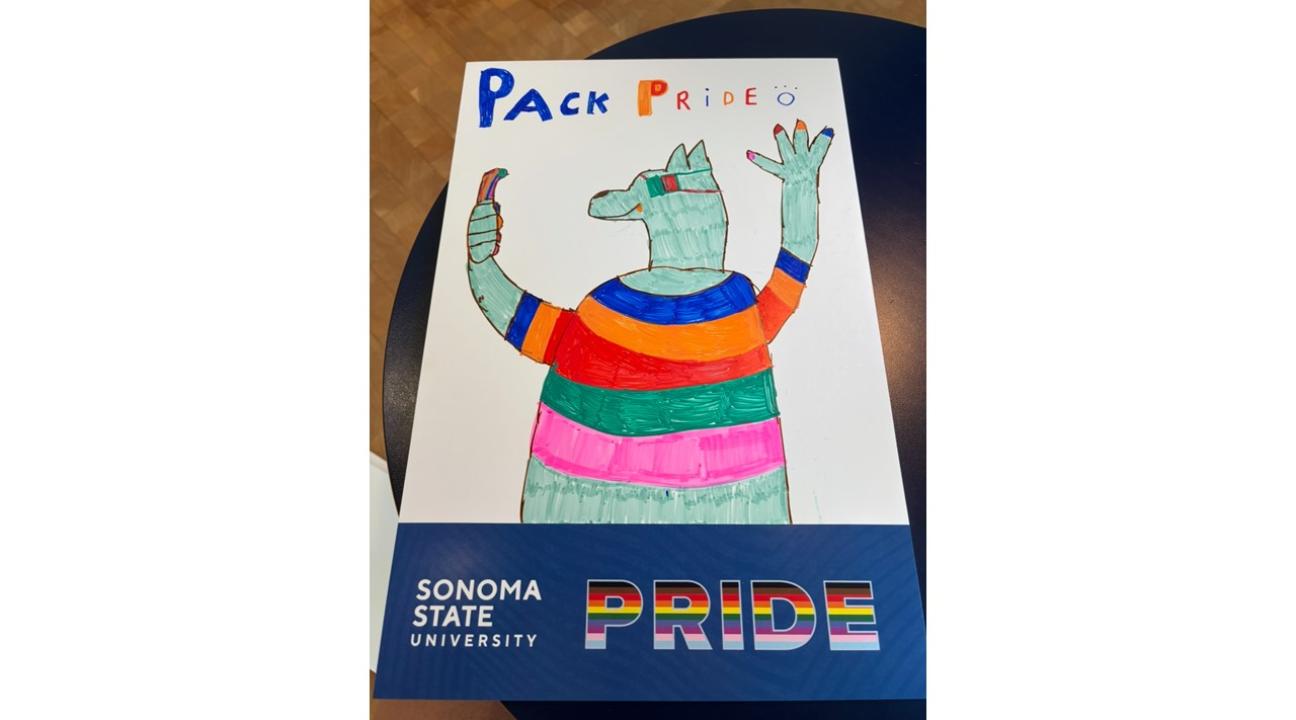 Sign made for Pride Parade in Santa Rosa