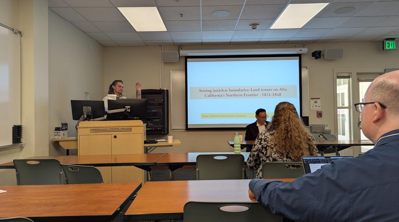 Grant Cubberly presenting at conference