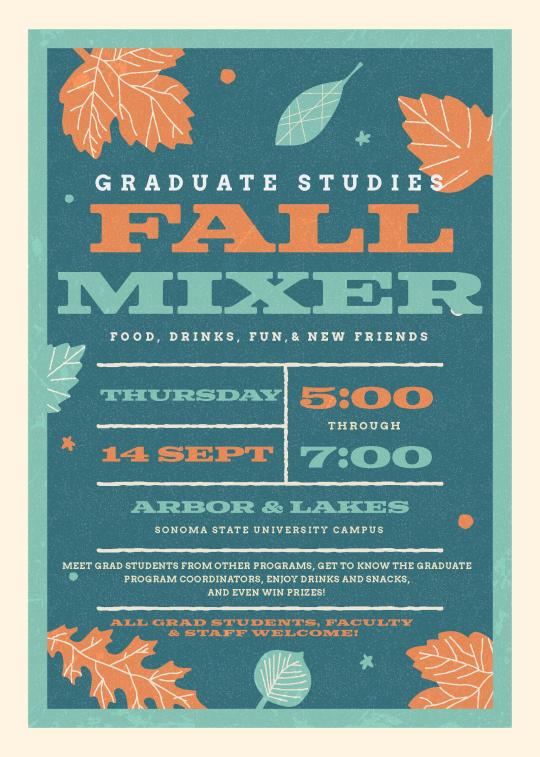 Fall mixer flyer