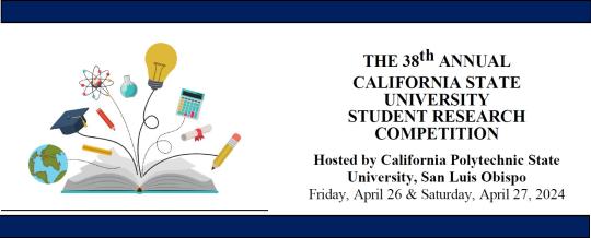 Event banner for CSU Student Research Competition