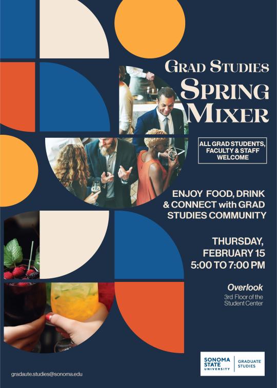 Grad Studies Mixer 2024 flyer