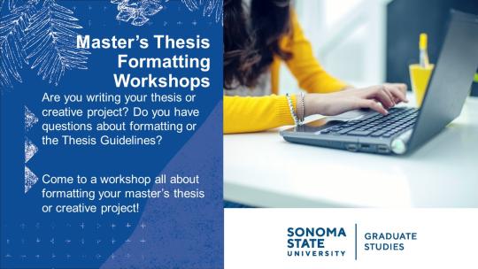Thesis Formatting workshop flyer