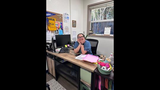 Maria Ruiz in her office