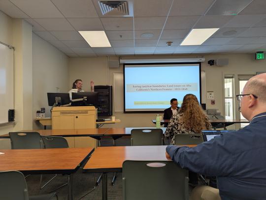 Grant Cubberly presenting at conference