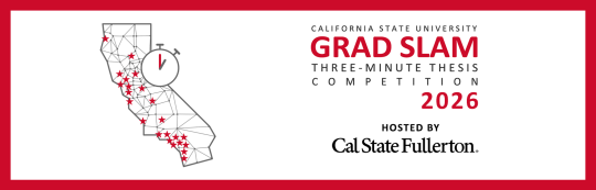 Decorative Banner for CSU Grad Slam 2026